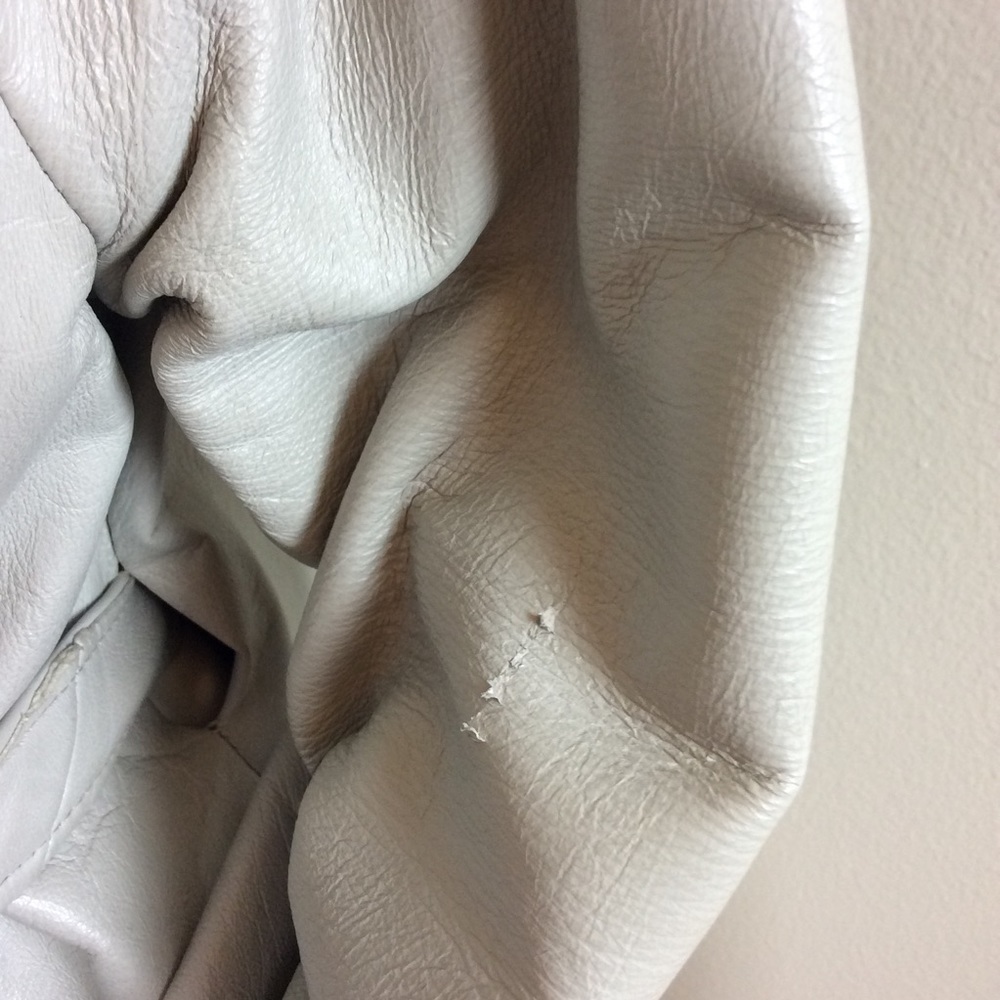 SOLD LEATHER MINK COLLAR SPYGIRL SWING TRENCH COAT - Picture 8 of 8